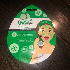 Yes to- cucumbers! Calming peel off mask.
